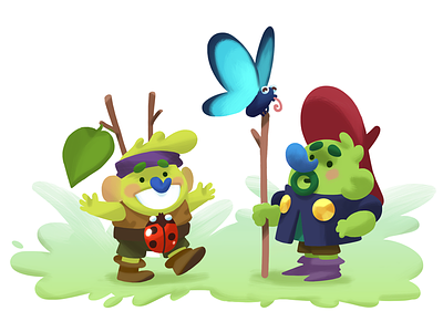 Forest Gnomes 1 character character art character design concept forest gnomes magic