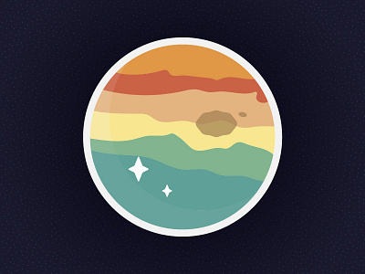 A planet illustration planet vector