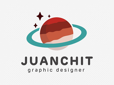 Another planet illustration juanchit logo planet