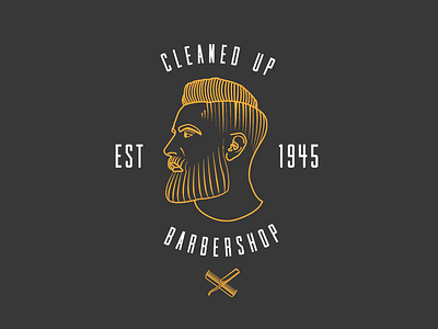 Barbershop Logo illustration logo logo design