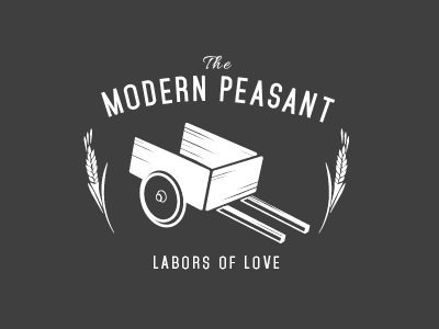 The Modern Peasant Logo illustration logo logo design