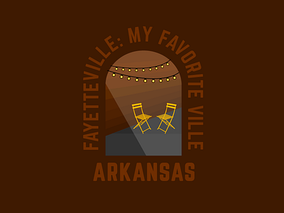 Home Series 04: Fayetteville, AR graphic design illustration illustrator red