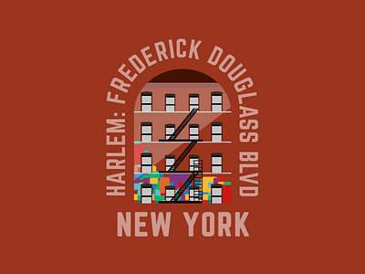 Home Series 05: New York, NY graphic design illustration illustrator red
