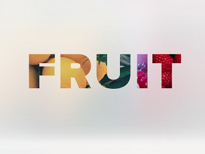 Fruit apple blur background blur blur fruit typography