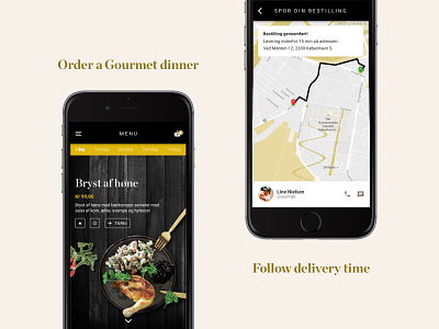 Food Service App app danish food gourmet service tracking