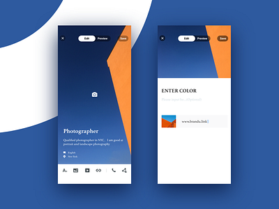 Edit app brand color design edit ui ux