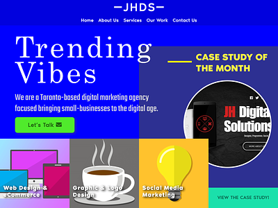JHDS re-design. Creative aspect agency branding creative design graphic art graphicdesgn graphicdesign illustration interface landing page marketing ui ux webdesign website