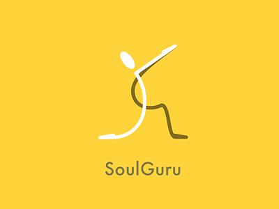 Soulguru healthcare logo design peace spirituality yoga