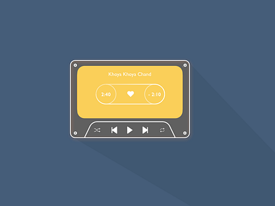 Music Player as a Retro - Cassette