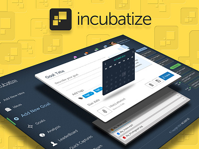 Incubatize - Idea Sharing App idea incubatize innofied productivity ui ux utility web