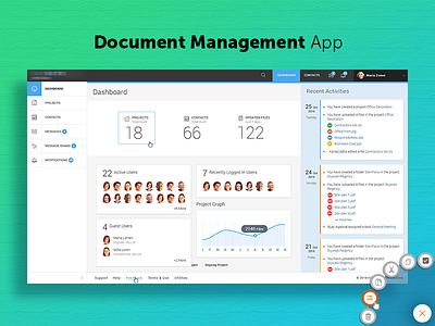 Document Management App document management app document solutions innofied web app