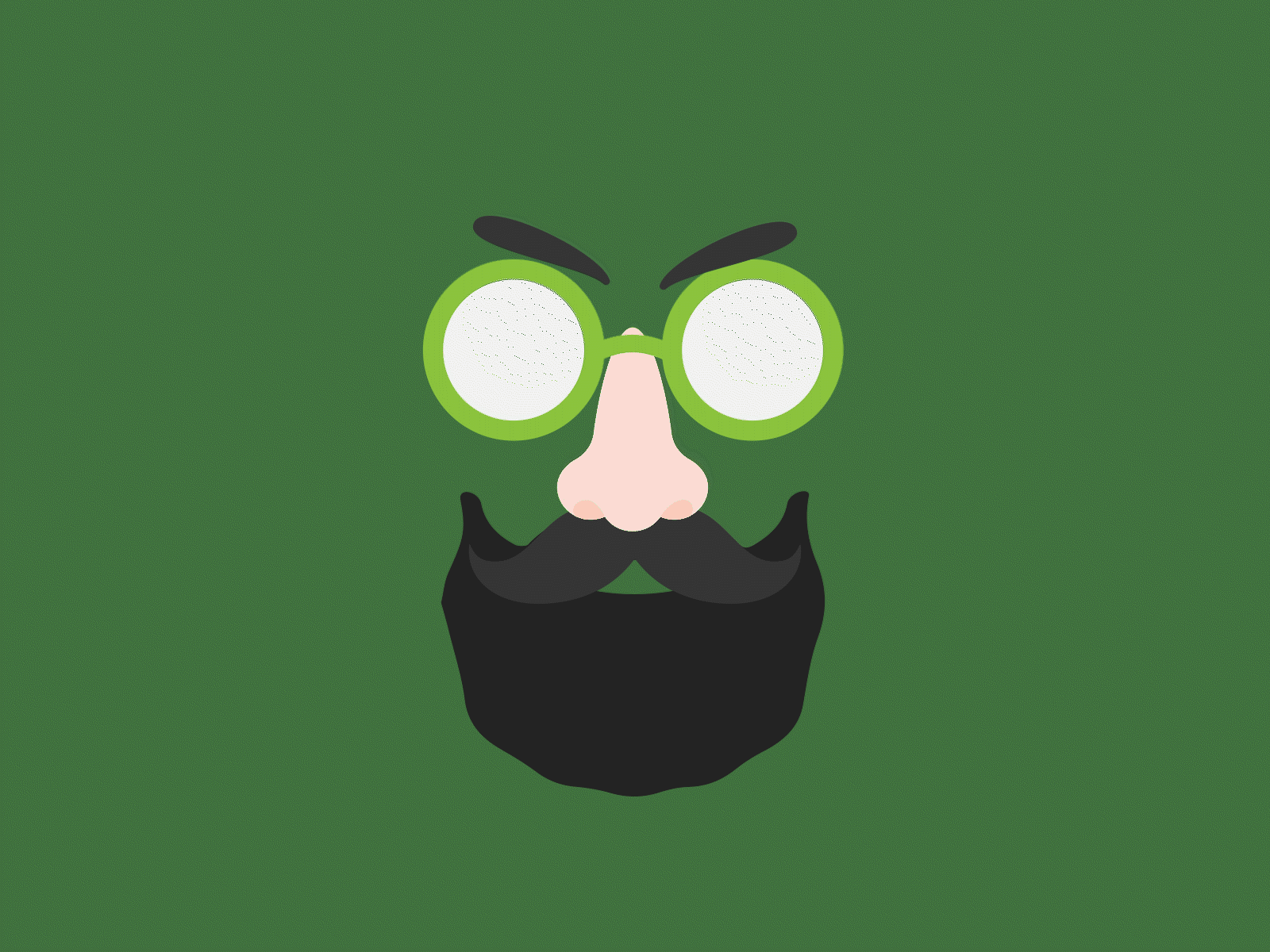 Shave after effects animation beard cartoon character design face gif illustration illustrator vector