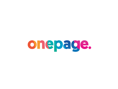 OnePage. Logo logo