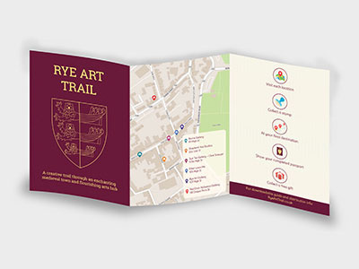 Brochure Design for Rye Art Trail