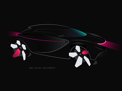 AMG FUTURE 2046 car design illustration