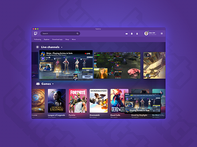 Twitch App Concept #1