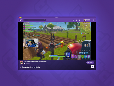 Twitch App Concept #3