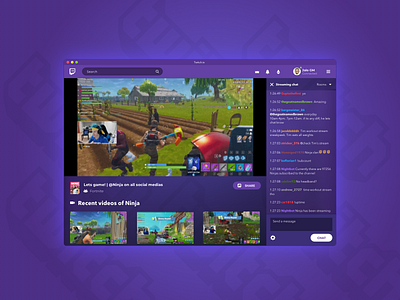 Twitch App Concept #4