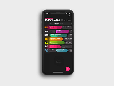 Tveefy App. First concept app channels ios movies schedule series tv