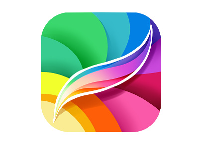 Procreate logo redesign app design icon logo