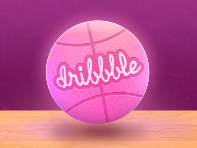 Dribbble on the court