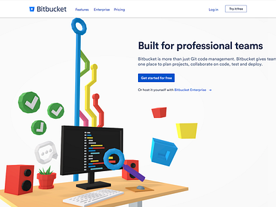 Bitbucket 3d Desktop