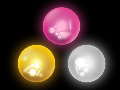 Light Spheres identity pattern tv vector