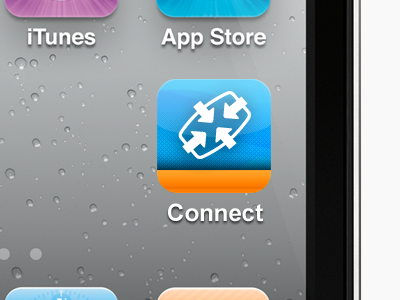 connect hd iphone app icon app icon icon app ios