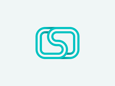 S Letter Logo letter letters line art