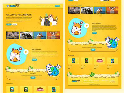 sensipet adobe xd landing design landing page ui ui ux ui design uidesign uiux ux ux ui ux design uxdesign uxui web web design webdesign website website design