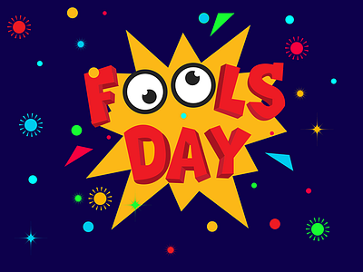 Fools Day theme illustrator