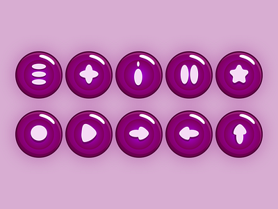 Set Of Rounded Icon designing icon illustrator photoshop