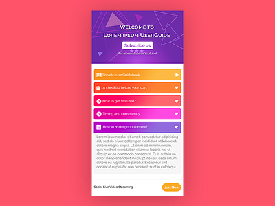 Userguideee design header illustrator landingpage photoshop ux vector