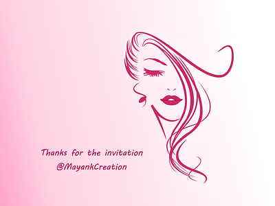 Beauty beauty branding design dribbble invitation graphic illustration interaction invite uidesign vector art