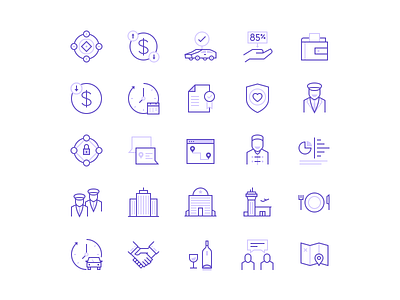 Transportation Icon Suite