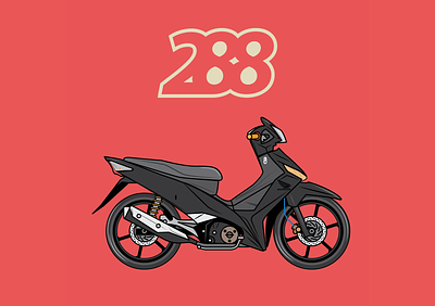 Serupa 288 - Moped asian bike honda moped thailand
