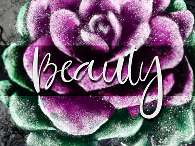 BEAUTY adobe art artwork design digital art digital painting flowers photoshop typography