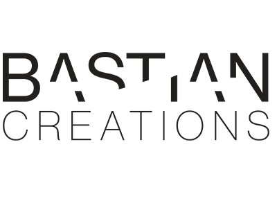 Bastian Creations Logo creative illustrator logo minimal simple typography