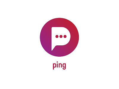 Ping Logo [Thirty Logos Day 04] graphic design icon illustration logo logos thirty logos