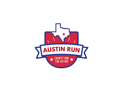 Austin Run Logo [Thirty Logos Day 07] badge graphic design icon illustration logo logos thirty logos