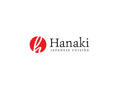 Hanaki Japanese Cuisine [Thirty Logos Day 30] graphic design icon illustration japanese restaurant logo logos restaurant sushi thirty logos