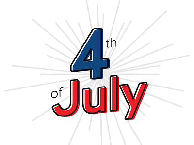 Happy 4th of July! 4th of july america america flag illustration july 4th