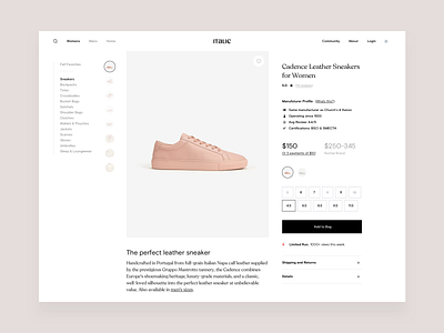 Italic Product Page by Proksh on Dribbble