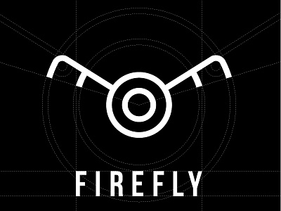 Logo design firefly graphic. logo