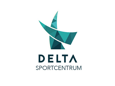Delta Sportcentrum brand centrum delta design fitness graphic logo sport
