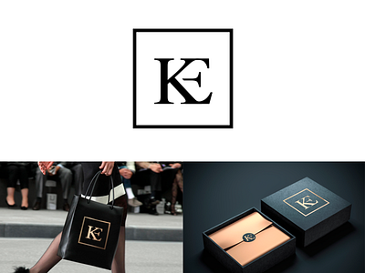 KE monogram brand branding graphic logo monogram rebrand type typography