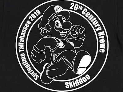 20th Century Krewe Mario T-Shirt Badge