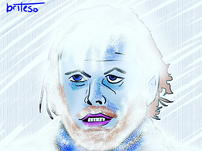 Jack Torrence digital illustration freeze frozen halloween horror horror movies illustration jack nicholson snow the shining