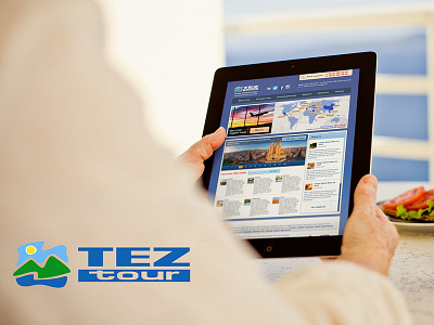 Tez Tour travel agency website