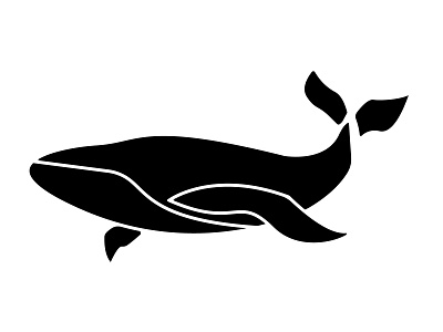 Whale app branding design icon logo mammalian sign ui ux web whale